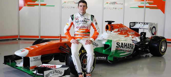 Paul di Resta durante la presentación del Force India VJM06