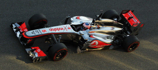 Jenson Button lideró la primera jornada de test en Jerez