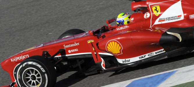 Felipe Massa termina la tercera mañana en Jerez en lo más alto de la tabla de tiempos