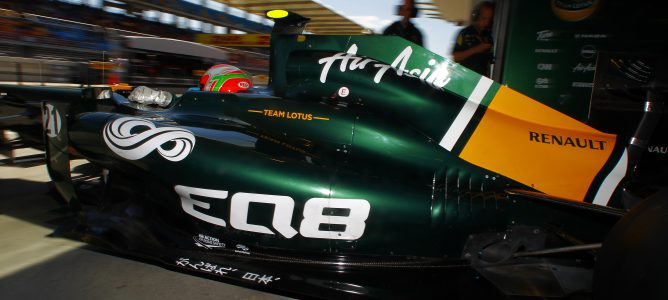 Jarno Trulli con el Caterham CT01