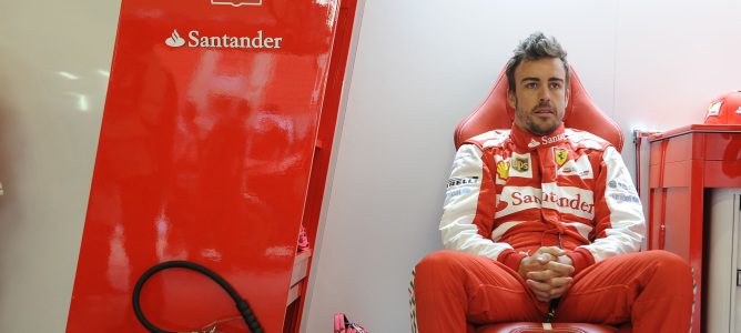 Fernando Alonso en Montmeló