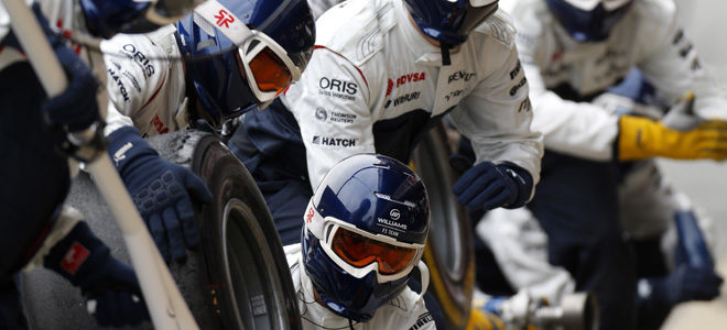Williams dedicó el cuarto día de test en Barcelona a practicar pitstops