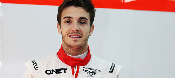 Jules Bianchi con los colores de Marussia el viernes en Montmeló