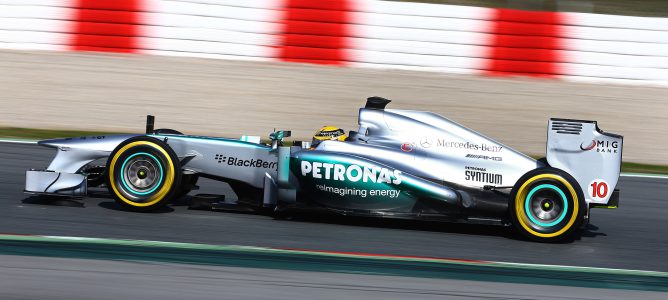 Lewis Hamilton en Montmeló