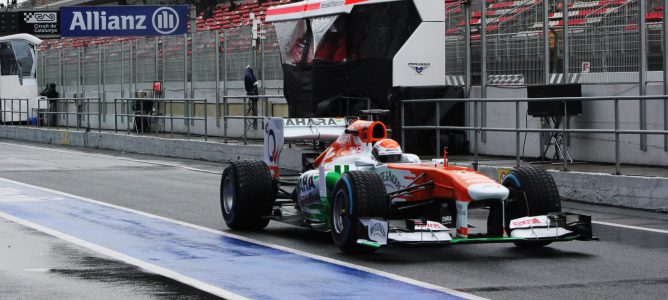 Adrian Sutil en Barcelona