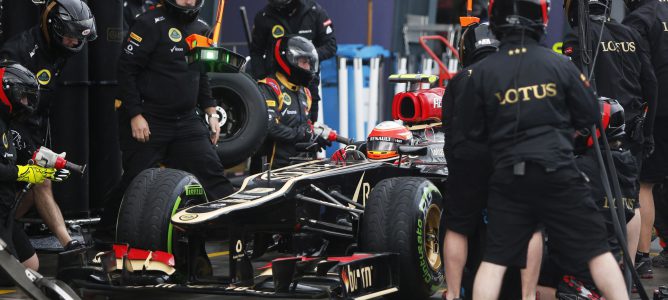 Romain Grosjean en el GP de Australia