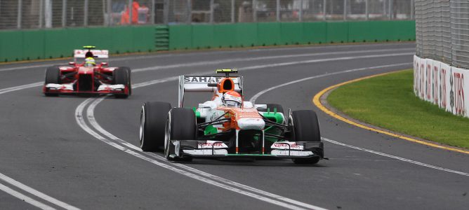 Adrian Sutil en Melbourne