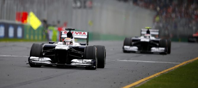 Pastor Maldonado y Valtteri Bottas en Melbourne