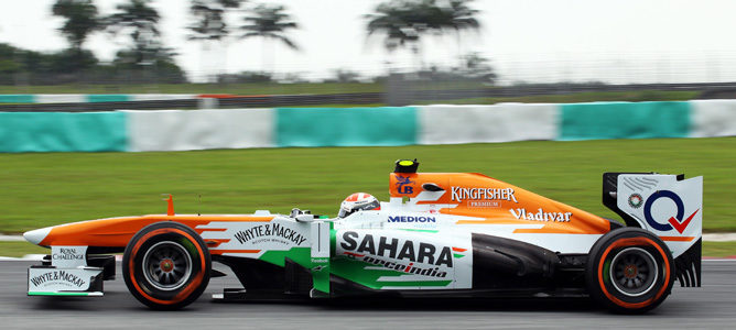 Adrian Sutil: "El coche se comporta bien, el balance era bastante bueno"