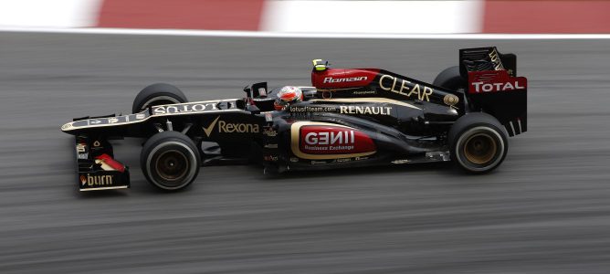 Romain Grosjean: "El nuevo alerón delantero parece ir mejor"