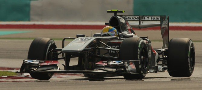 Esteban Gutiérrez: "Salimos muy tarde con neumáticos nuevos y nos cogió la lluvia"