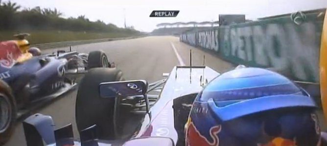 Vettel a la altura de Webber