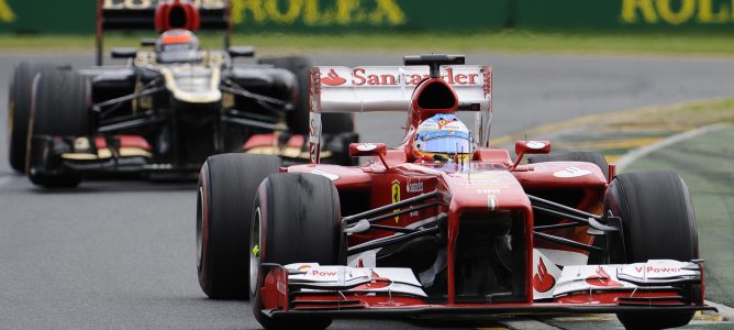 Räikkönen y Alonso en Melbourne