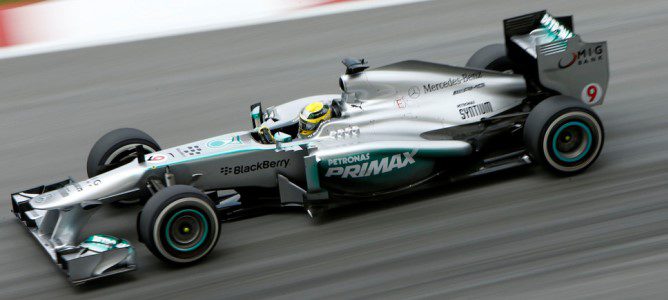 Nico Rosberg, el más rápido en los primeros entrenamientos libres del GP de China