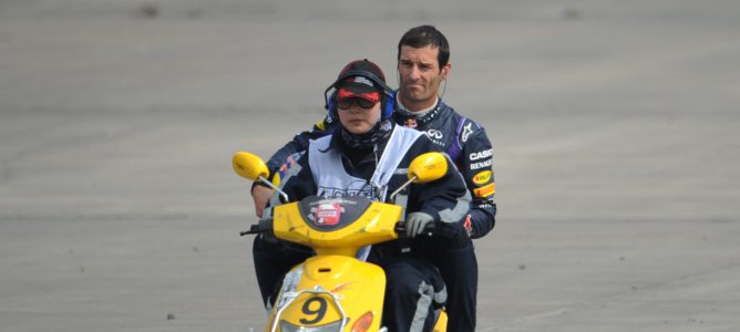 Mark Webber saldrá último en el GP de China 2013