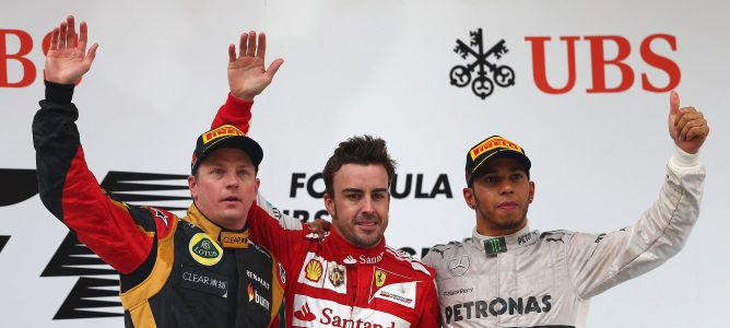 Podio del GP de China 2013