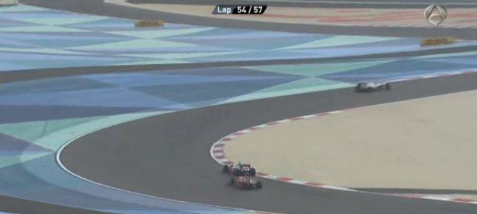 Alonso y Perez circulando en paralelo de nuevo