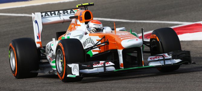 Adrian Sutil con Force India