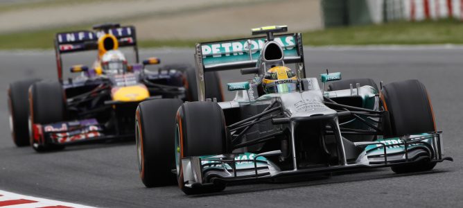 Lewis Hamilton: "Es difícil cuantificar la mejora en este primer día"