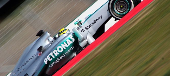 Nico Rosberg consigue una disputada pole en la clasificación del GP de España