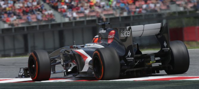 Nico Hülkenberg en Barcelona