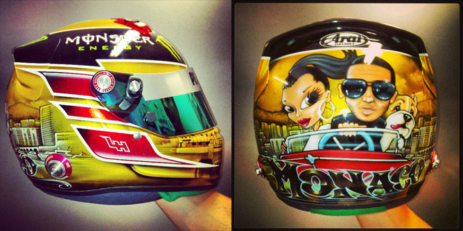 Avalancha de cascos exclusivos para el Gran Premio de Mónaco 2013