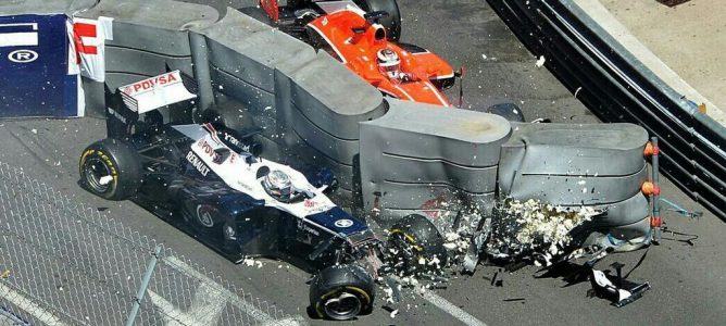 Pastor Maldonado: "El impacto fue fuerte, pero estoy bien"