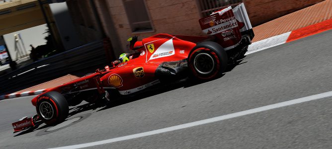 Felipe Massa rueda en Montecarlo