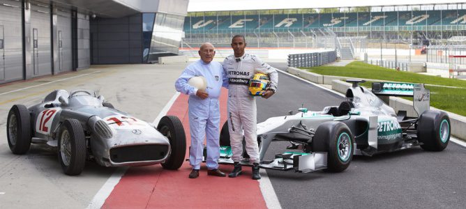 Stirling Moss desea que Lewis Hamilton gane en Silverstone con Mercedes