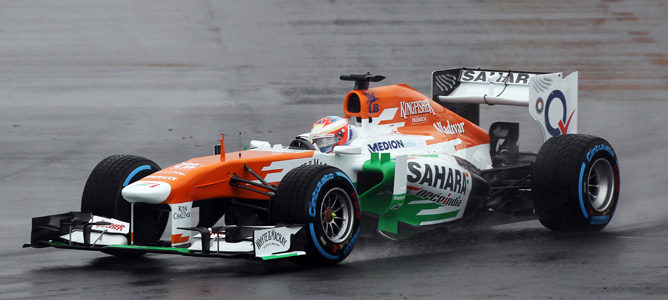 La lluvia desluce unos Libres 1 del GP de Canadá 2013 liderados por Paul di Resta