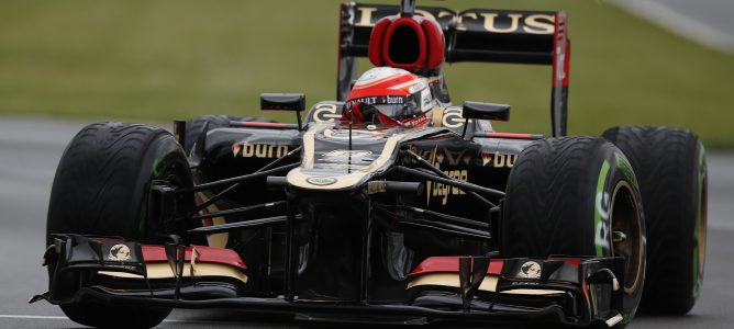 Romain Grosjean en los libres del viernes en Montreal