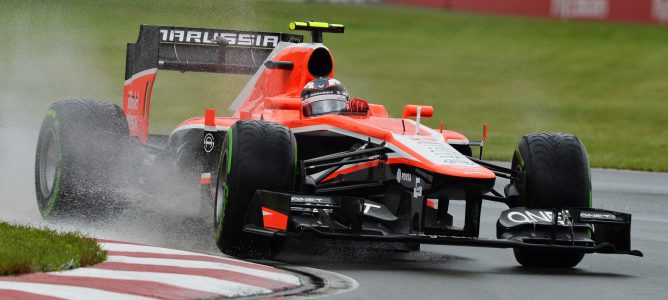 Agua en Montreal para Max Chilton