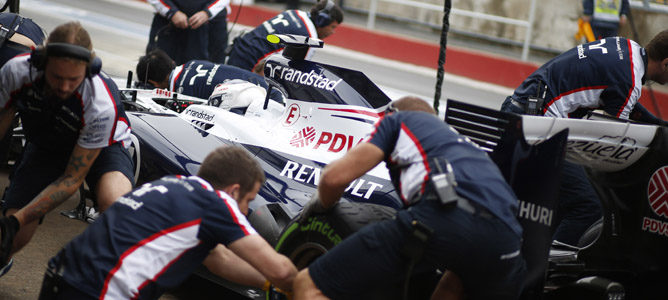 Pastor Maldonado: "La tercera posición de Valtteri Bottas da un impulso al equipo"