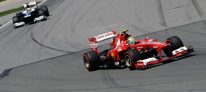 Felipe Massa rueda en Montreal