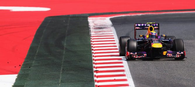 Mark Webber sólo durante el Gran Premio de España