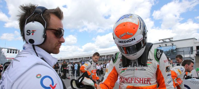 Adrian Sutil se prepara para el GP de Canadá