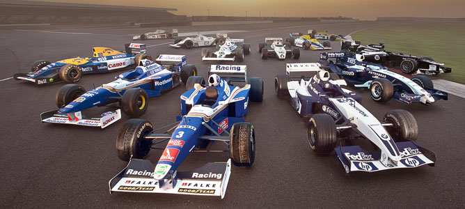 Williams celebra su 600º Gran Premio con una selección de sus mejores coches