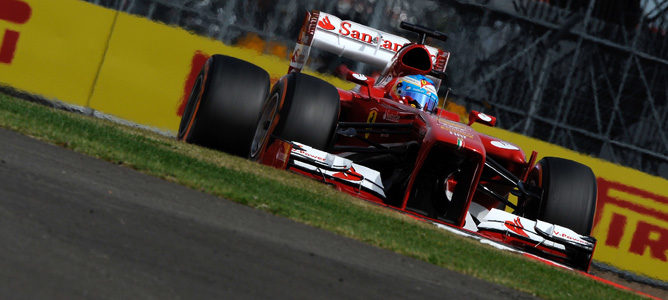 Fernando Alonso terminó décimo en la Q3 de Silverstone