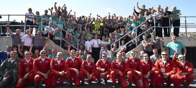 Nico Rosberg: "Es una gran victoria para nosotros, estamos en buena racha"