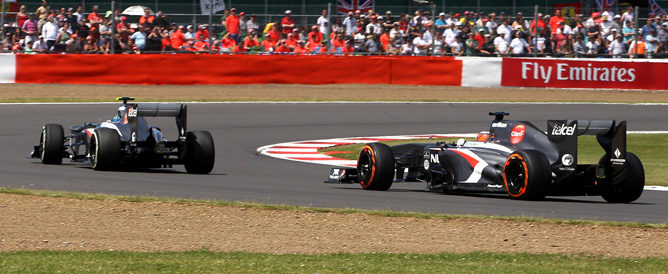 Sauber en el GP de Gran Bretaña 2013