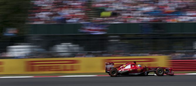 Fernando Alonso en Silverstone