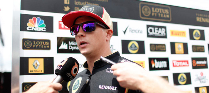 Kimi Räikkönen: "Los neumáticos traseros no eran muy diferentes"
