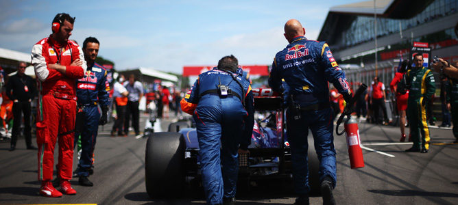 Alineación de pilotos participantes en los test de Silverstone 2013