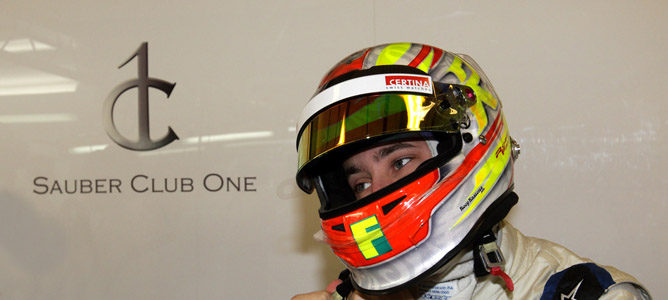 Robin Frijns se prepara para su debut en el Sauber C32