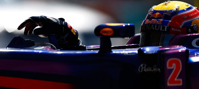 Mark Webber en su Red Bull RB9