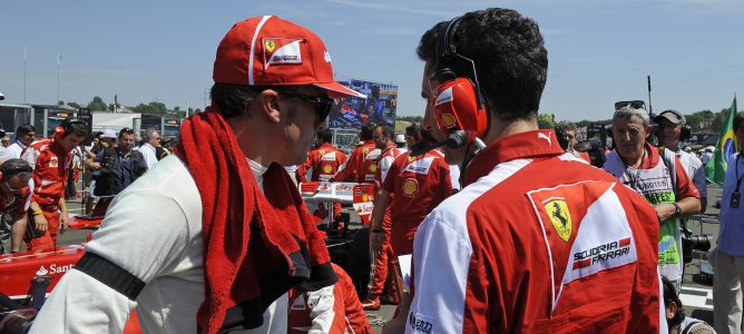 Fernando Alonso antes del GP de Hungría