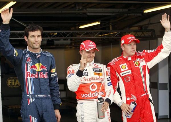 GP Gran Bretaña 2008: Parrilla de salida