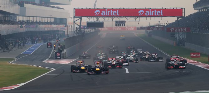 Salida del GP de India 2012