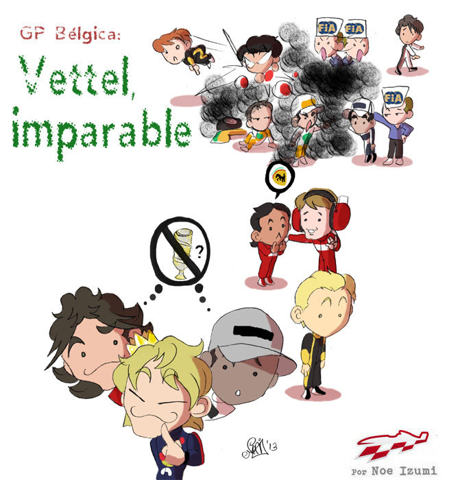 Los Chibis (117): Vettel, intratable