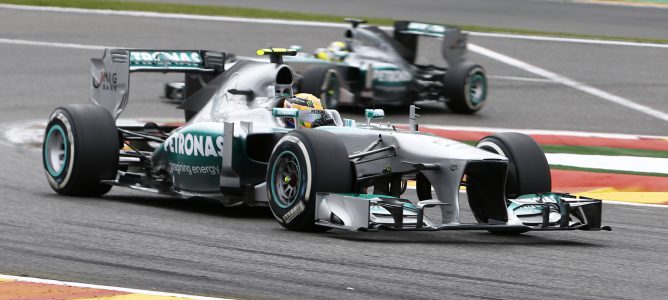 Lewis Hamilton en Spa